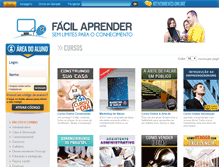 Tablet Screenshot of facilaprender.com.br